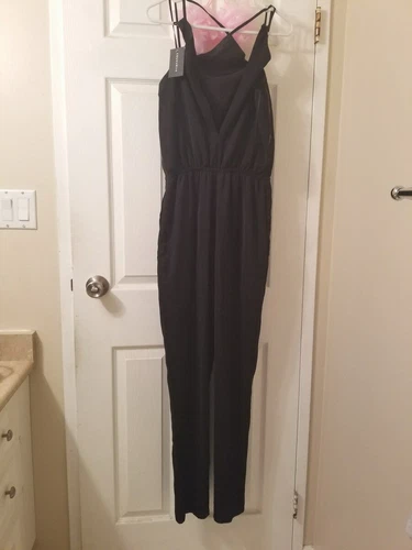 The Fifth Label Couturist High Neck Jumpsuit - Black, Small