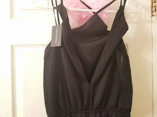 The Fifth Label Couturist High Neck Jumpsuit - Black, Small - photo 2