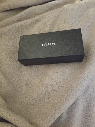 PRADA Black Designer Storage Box 6.5" x 3" x 1.75"