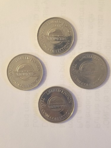 1993-94 Vancouver Canucks Team Coin Collection Lot (4 Coins) - photo 3