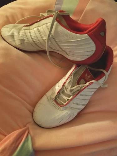 Vintage Team Adidas Goodyear Leather Running Shoes Size 8.5