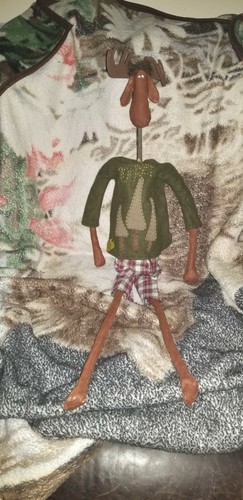 MOOSEY Handcrafted home decor character in clothes - Cute!