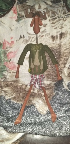 MOOSEY Handcrafted home decor character in clothes - Cute! - photo 2