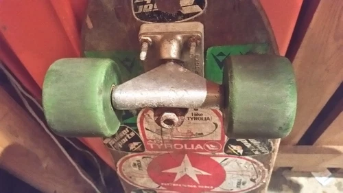 Vintage 70's 80's Skateboard Trucks, Wheels, Risers - photo 4