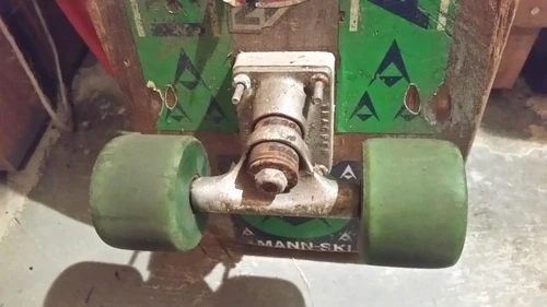 Vintage 70's 80's Skateboard Trucks, Wheels, Risers - photo 5