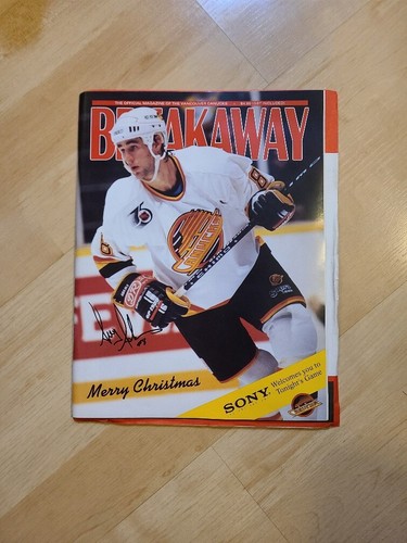Vintage BREAKAWAY Vancouver Canucks Magazine Dec 1991