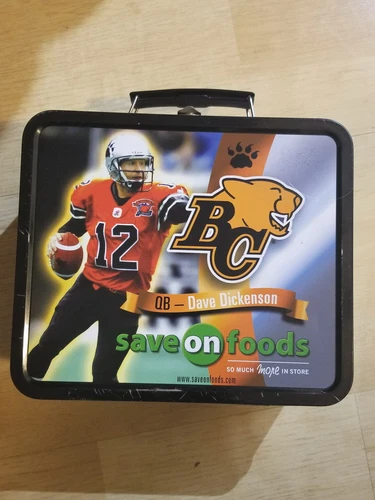Vintage BC Lions Football Lunch Box - photo 2