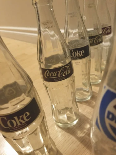 13 Vintage Collectible Soda Glass Bottles - photo 5