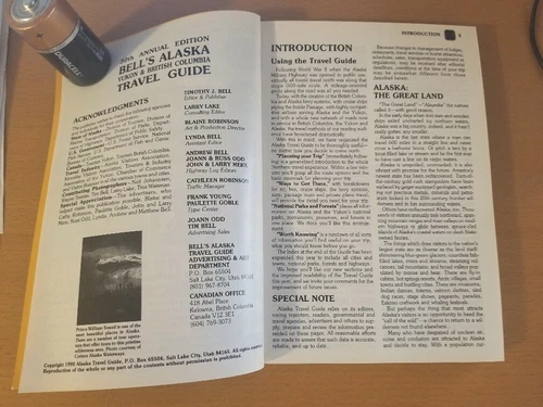 1990 Bell's Alaska Yukon Travel Guide - New - photo 4