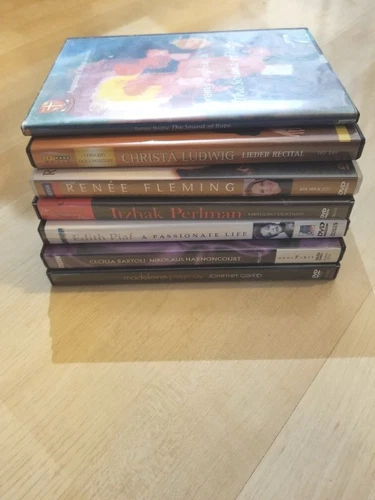 Opera Concert DVD Lot (7) Bartoli Piaf Ludwig