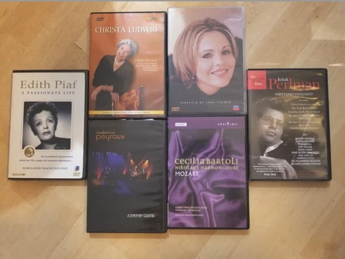 Opera Concert DVD Lot (7) Bartoli Piaf Ludwig - photo 2