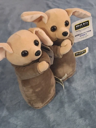 2 Vintage Ideal Toys Jedi Chihuahua Plush Star Wars 9" - photo 3