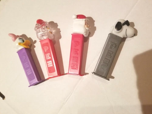 New PEZ Empty Cartridges: Daffy, Santa, Snoopy (4 Total) - photo 2