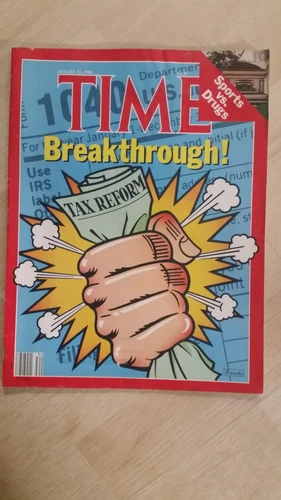 Time Magazine August 25, 1986 Tax Reform Breakthrough