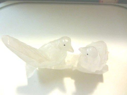 Frosted Onyx Birds Art Sculpture - photo 3