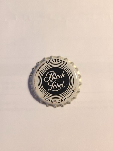 Vintage Black Label Beer Cap - New