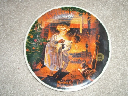 KNOWLES Norman Rockwell Christmas Plate 1979