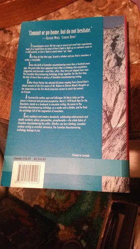 The Canadian Mountaineering Anthology Bruce Fairley book 1994 - photo 2
