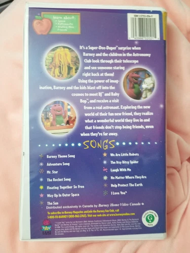 Barney in Outer Space VHS Tape Classic Collection 1998 - photo 2