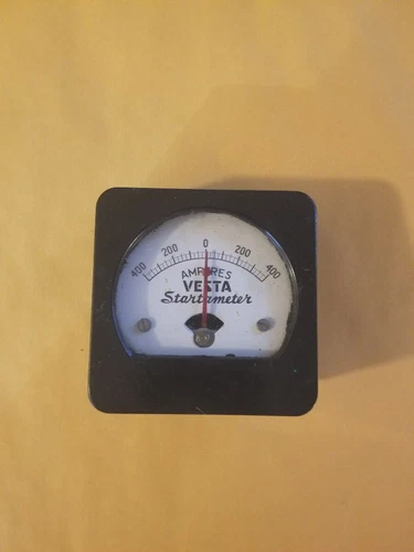 Amperes VESTA Startameter 0-400 amps Panel Meter