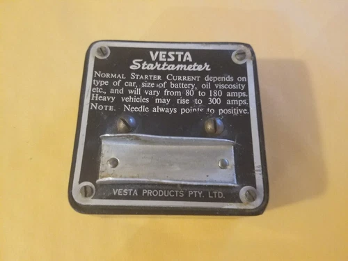 Amperes VESTA Startameter 0-400 amps Panel Meter - photo 3