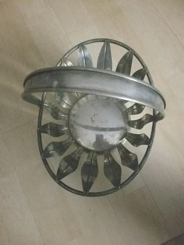 Vintage Oval Metal Fruit Basket w/ Handle - photo 3