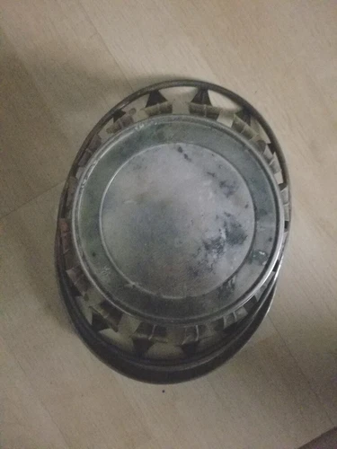Vintage Oval Metal Fruit Basket w/ Handle - photo 5