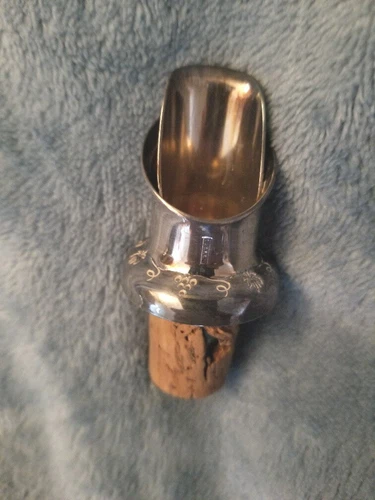 Vintage 2-piece liquor bottle pouring spout w/ stopper SWEDEN - photo 4