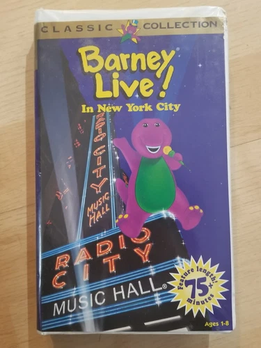 Barney Live! In New York City VHS Tape (1994)