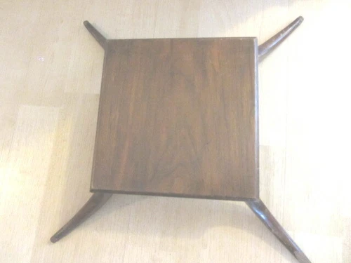Antique Solid Oak Foot Stool w/ Carved Legs - photo 4