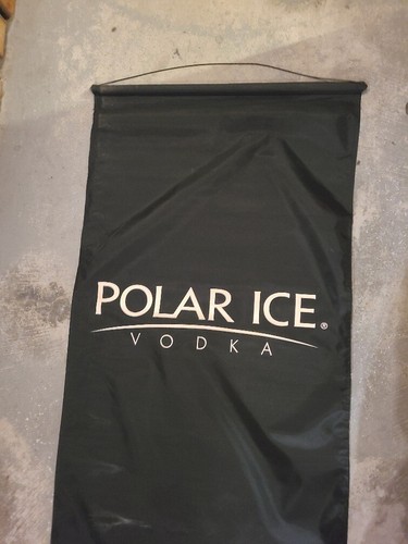 Vintage Polar Ice Vodka Black Banner - photo 2