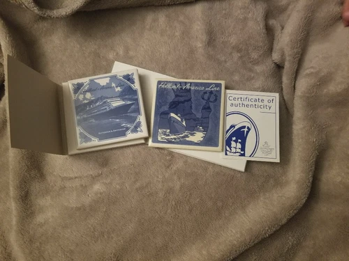 Holland America Cruise Line Ceramic Coasters (Set of 2) - photo 2