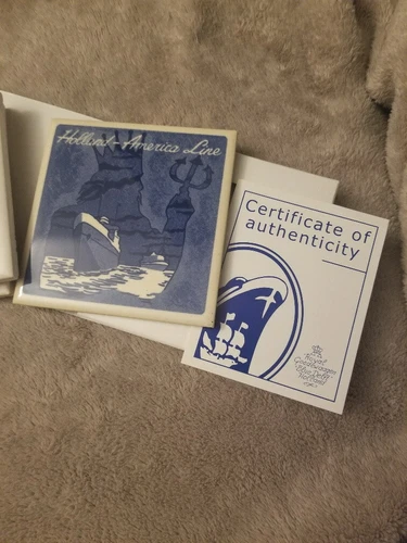 Holland America Cruise Line Ceramic Coasters (Set of 2) - photo 3