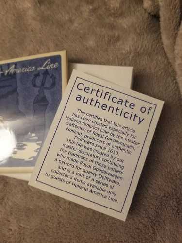 Holland America Cruise Line Ceramic Coasters (Set of 2) - photo 5