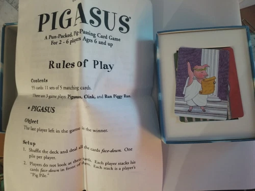 PIGASUS Pig-Passing Card Game (1995) - photo 2