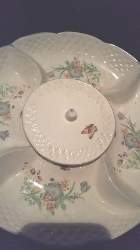 Vintage Mixed Nuts Fruit Sauce 5-Compartment Serving Tray - Japa - photo 2