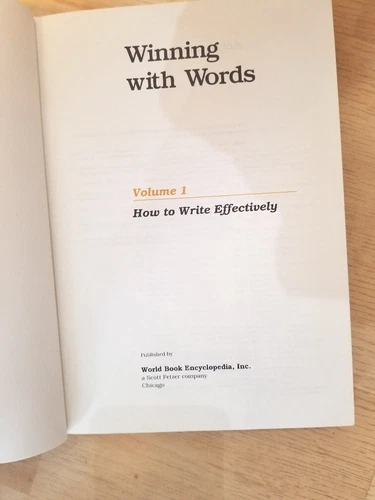 Winning with Words Volume 1 How to Write Effectively - photo 2