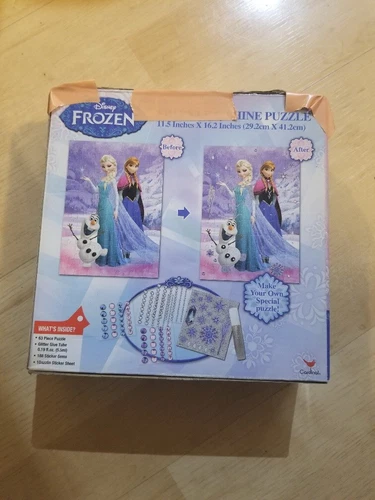 DISNEY FROZEN Sparkle & Shine 63 Piece Puzzle 11.5" x 16.2" - op - photo 2