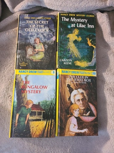 4 Nancy Drew Hardcover Books
