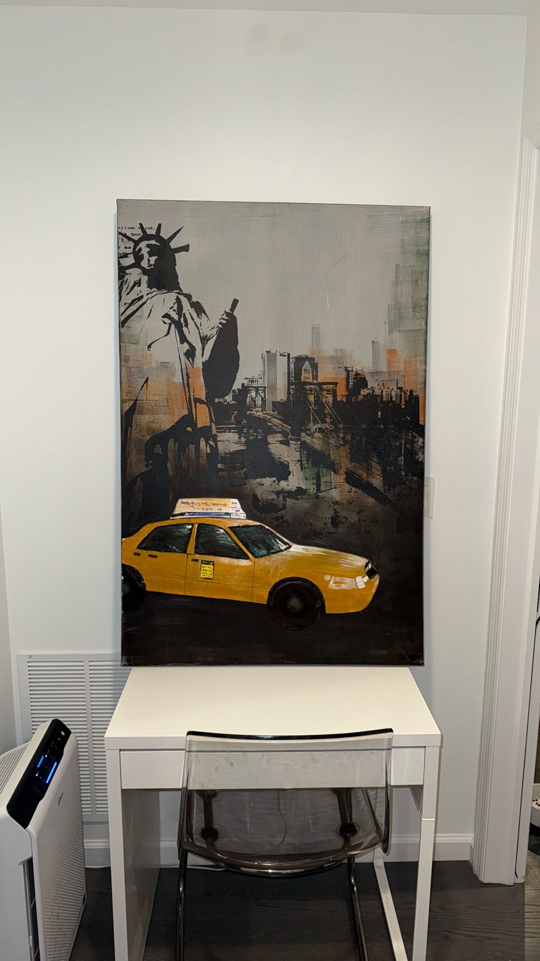 NYC Taxi Painting Artwork