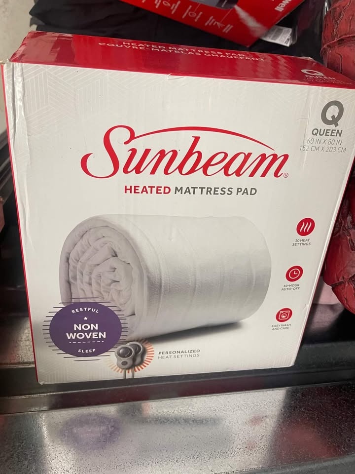 Sunbeam Queen Heated Mattress Pad (10 Settings)