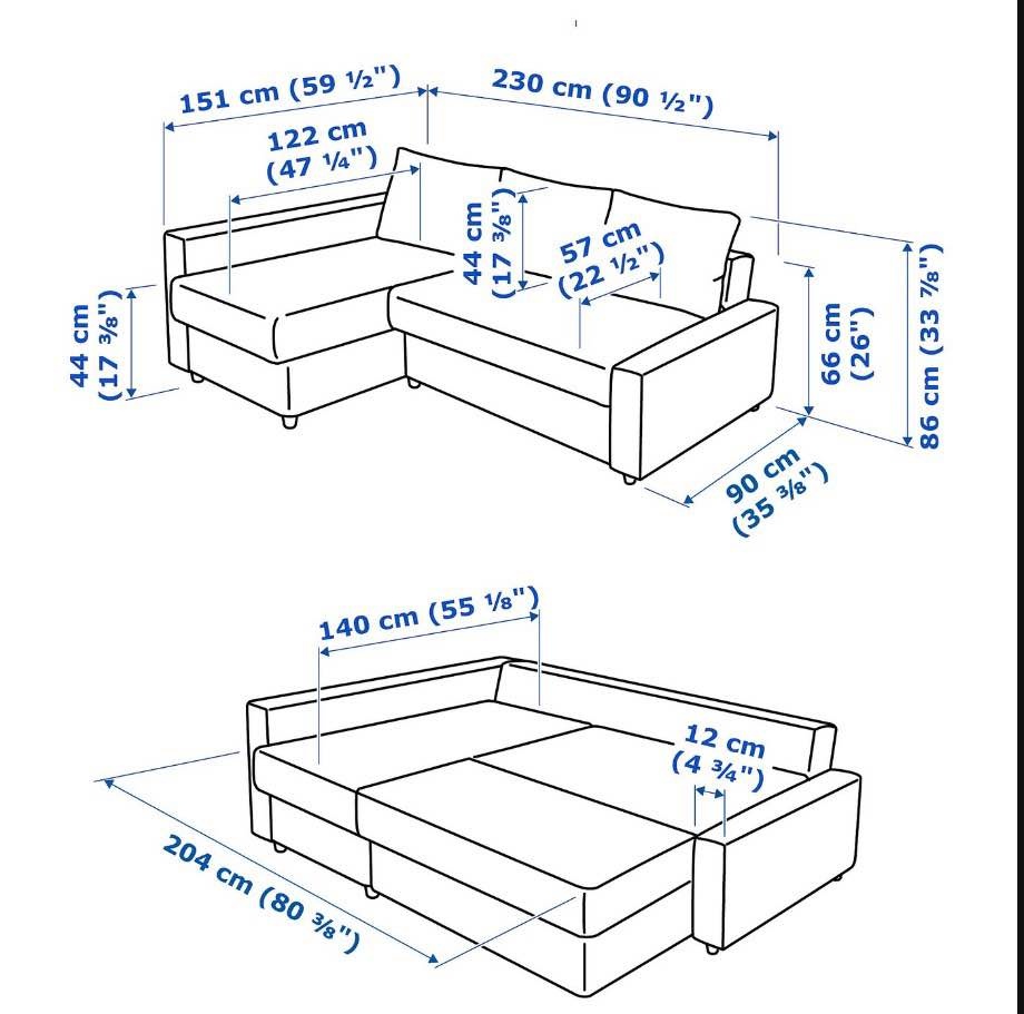 IKEA Friheten Sleeper Sectional with Storage - photo 3