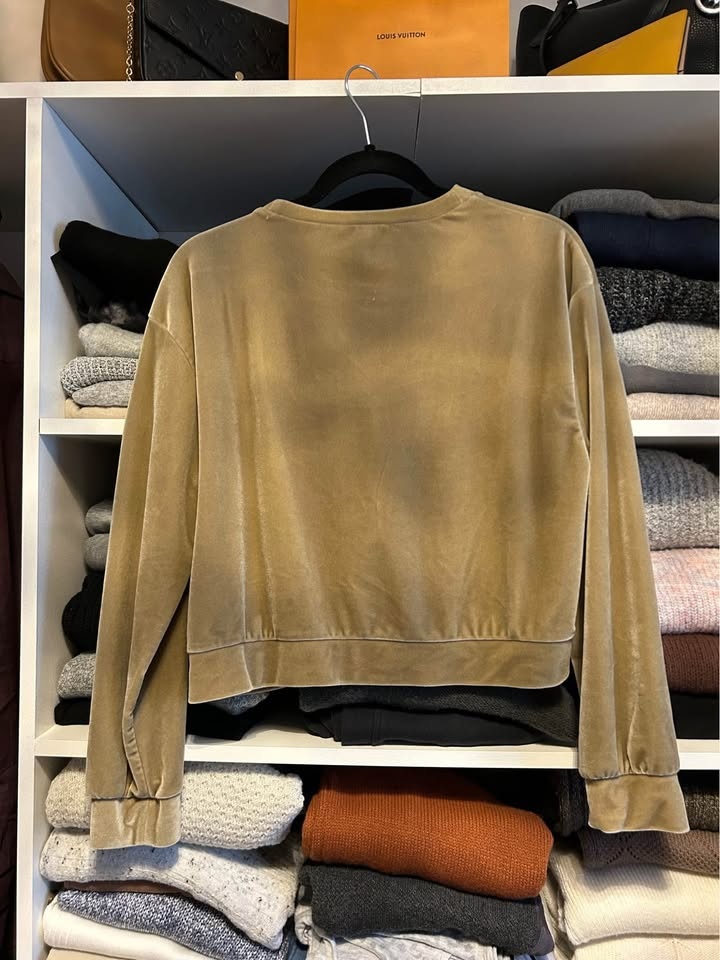 Zara Velvet Cropped Top - photo 2