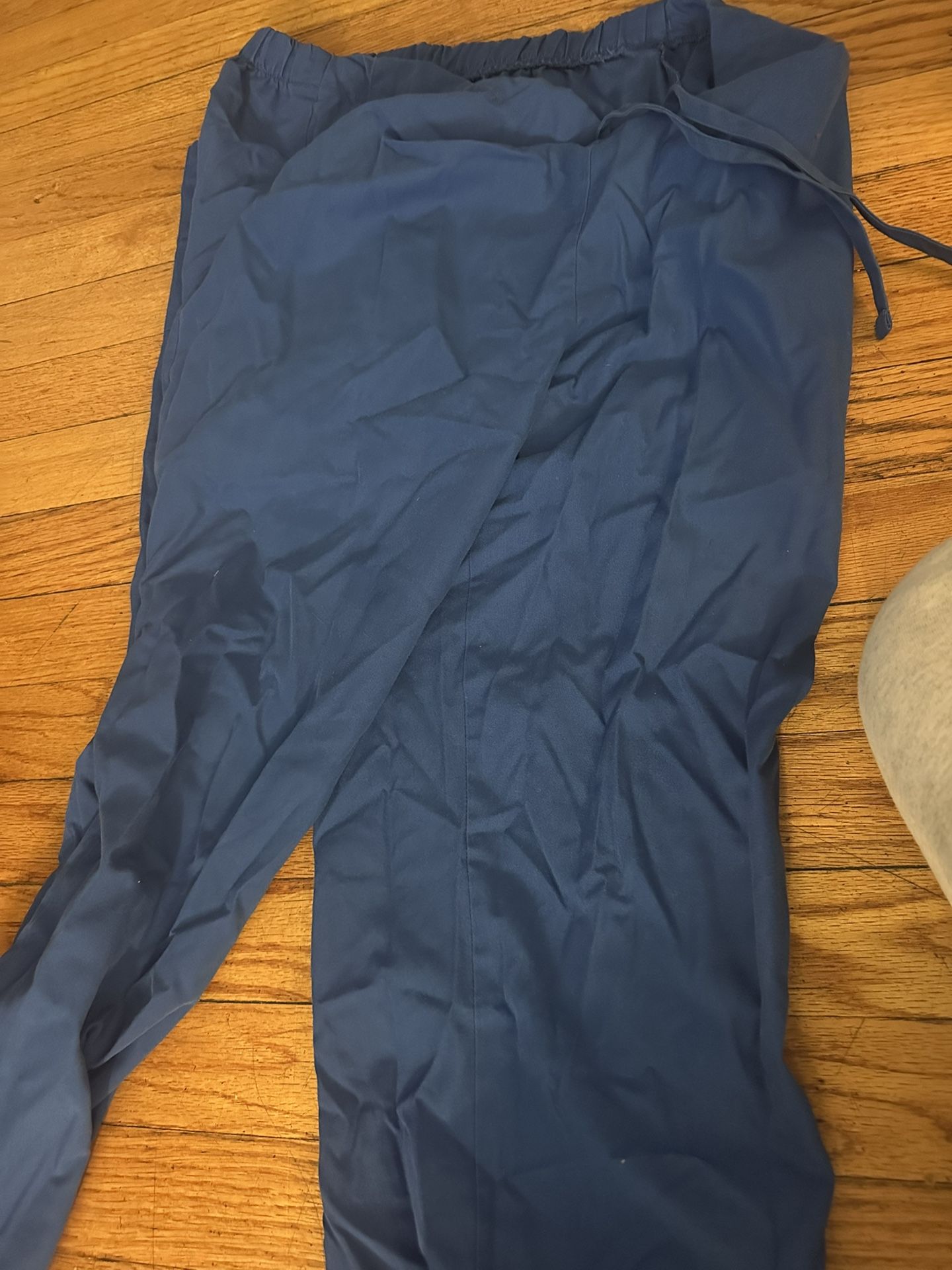 Women's Scrub Pants Small Blue