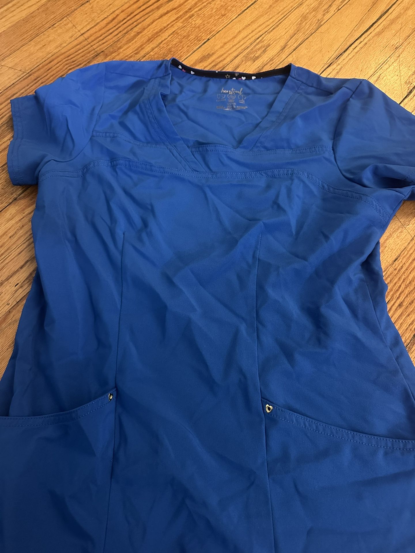 Women’s Small Scrub Top Blue