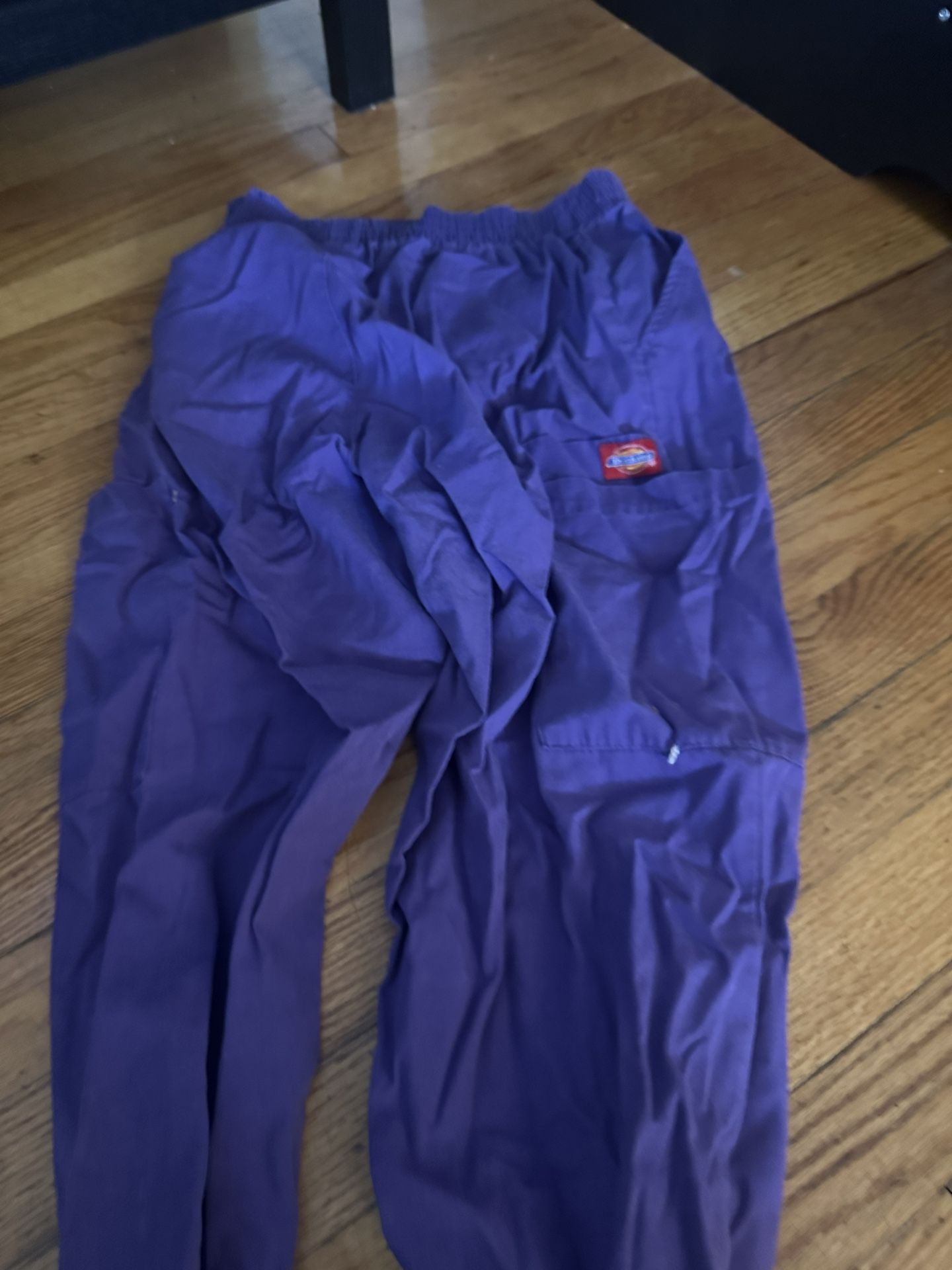 Women’s Scrub Pants Small Purple