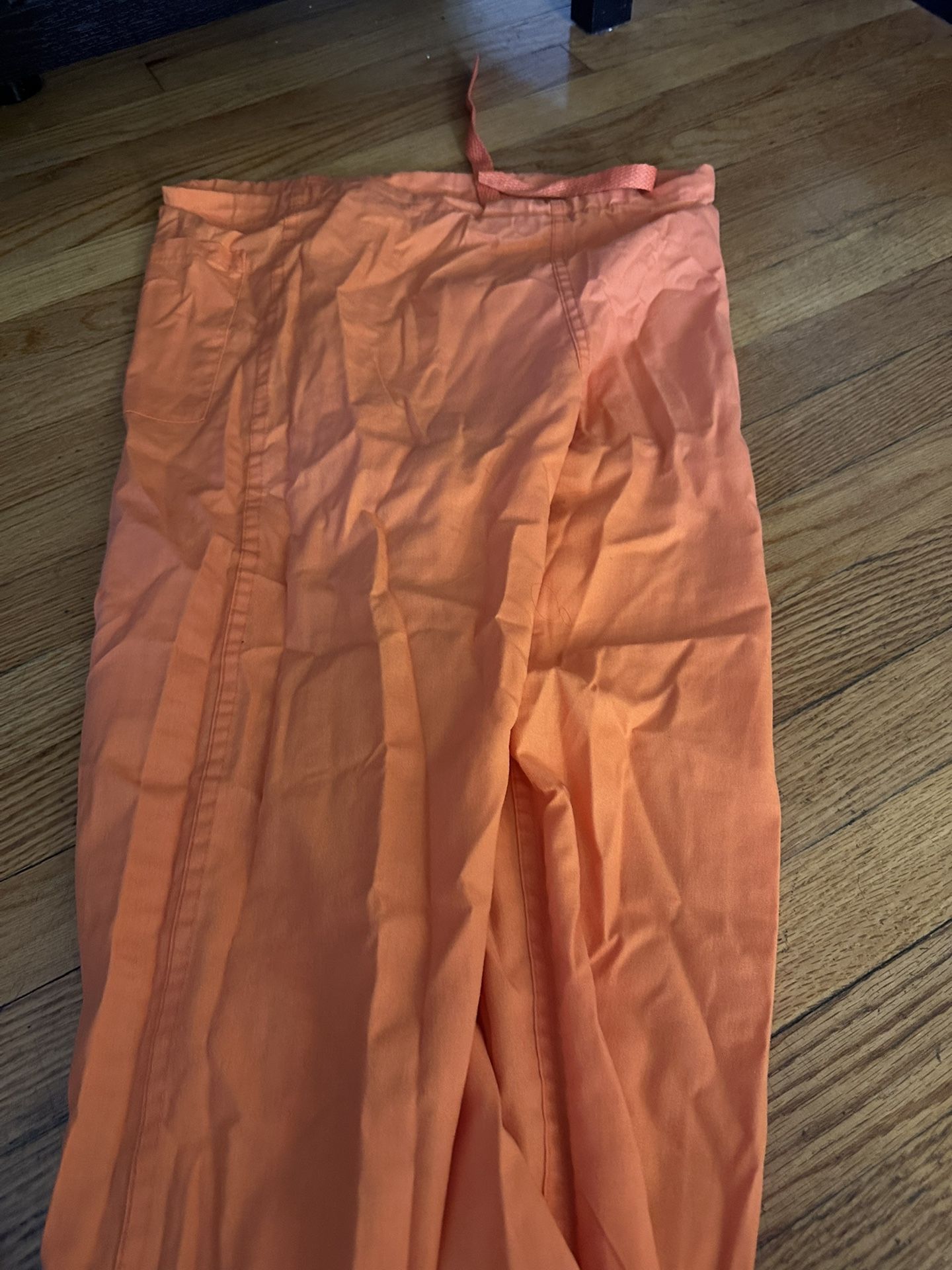 Women’s Scrub Pants Orange Small