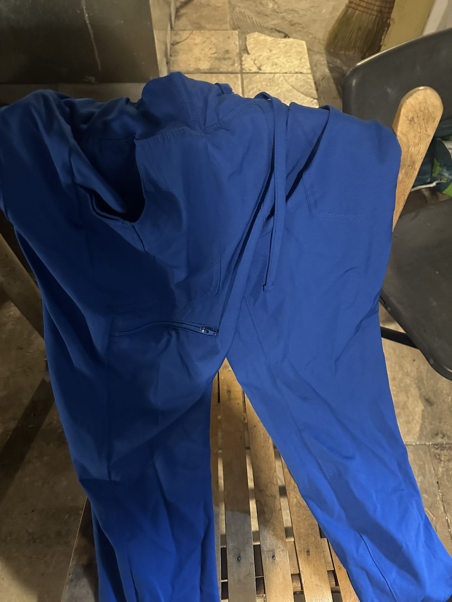 Women’s Blue Scrub Pants Small