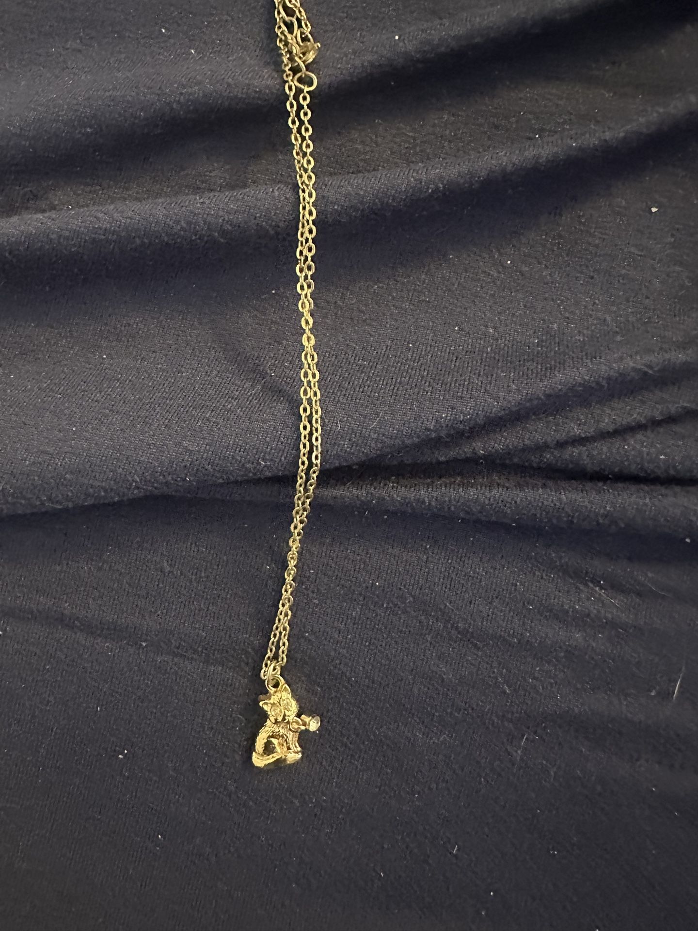 Cat Charm Necklace