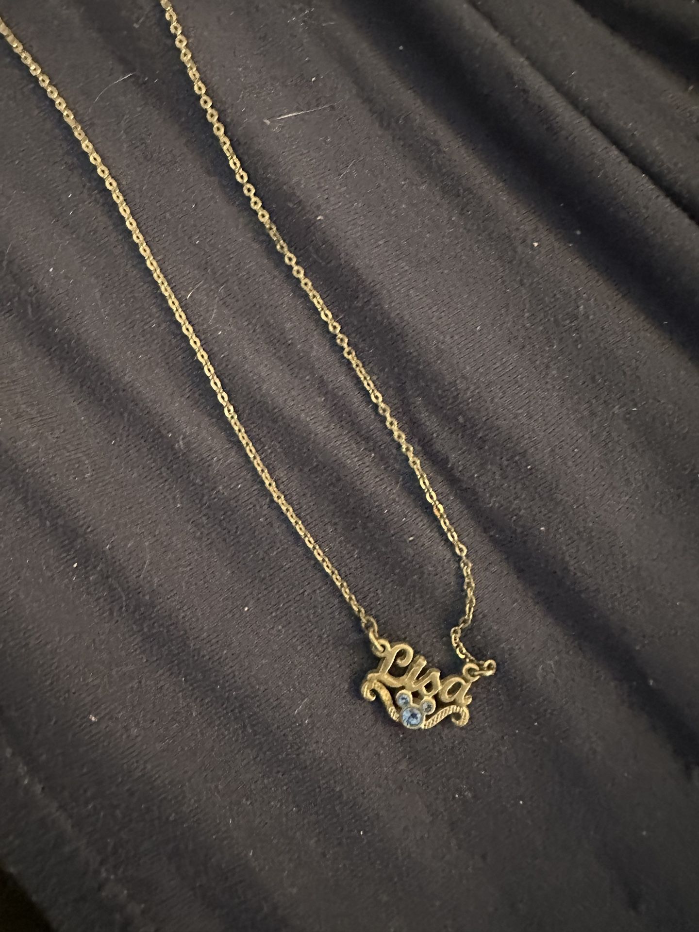 Disney Lisa Name Necklace